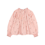 VICHY BLOUSE PEONY