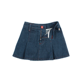 DENIM SKIRT NAVY