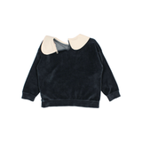 VELVET SWEATSHIRT WHALE