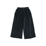 VELVET WIDE LEG PANTS WHALE