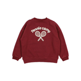 TENNIS SWEATSHIRT POMEGRANATE