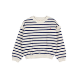 GIRLY SAILOR SWEATSHIRT MARINE
