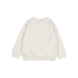 FLEECE SWEATSHIRT ECRU MELANGE