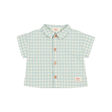 BB GINGHAM SHIRT - Aqua
