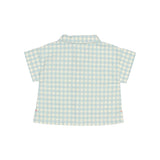 BB GINGHAM SHIRT - Aqua
