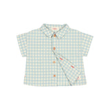 BB GINGHAM SHIRT - Aqua
