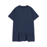 Bottom hem ruffle dress