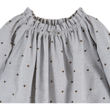 HEART JACQUARD BLOUSE