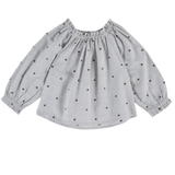 HEART JACQUARD BLOUSE