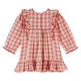 GINGHAM GAUZE DRESS