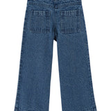 HIPPY EMBROIDERED DENIM TROUSERS