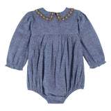 SMOCKED BABY ROMPER