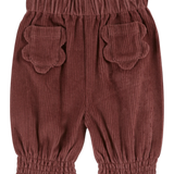 FLOWERS POCKETS BABY TROUSERS