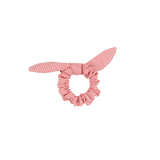 Bow Scrunchie - Lotus Checkered