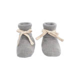 Gray Label | Baby Knitted Booties RWS - Gray Melange