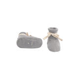 Gray Label | Baby Knitted Booties RWS - Gray Melange