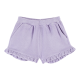 Ruffled Terry Shorts