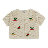 Fruits Crochet Cardigan