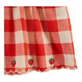 Strawberry Embroidered Strap Top