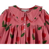 LOOSE FLOUNCE COLLAR  DRESS TULIPE