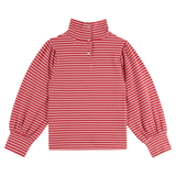 STRIPE TURTLE NECK TEE SHIRT