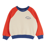 PRINTED COLORBLOCKED SWEATSHIRT