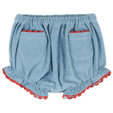 DENIM SCALLOPED BLOOMER