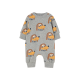 DOGS ONE-PIECE medium grey heather