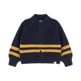RAGLAN MOCKNECK CARDIGAN