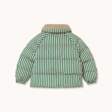GREEN STRIPES PADDED JACKET