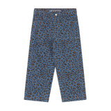 ANIMAL PRINT JEANS dark blue