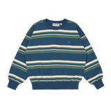 Bubble Sweatshirt Vintage Indigo Stripe Fleece