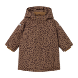 ANIMAL PRINT SNOW JACKET Base *mocha*