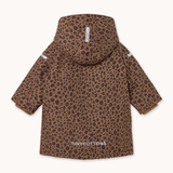 ANIMAL PRINT SNOW JACKET Base *mocha*