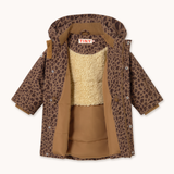 ANIMAL PRINT SNOW JACKET Base *mocha*