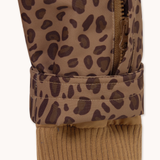 ANIMAL PRINT SNOW JACKET Base *mocha*