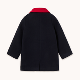 WOOL COAT Base *ink blue*
