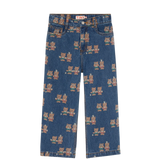 TINY TEA ROOM STRAIGHT DENIM PANT Base *denim medium