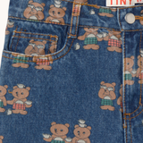 TINY TEA ROOM STRAIGHT DENIM PANT Base *denim medium