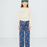 TINY TEA ROOM STRAIGHT DENIM PANT Base *denim medium