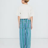 RETRO STRIPES STRAIGHT DENIM PANT Base *denim medium
