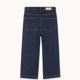 Mini Mushrooms Embroidered Denim Pant