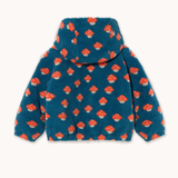 TINY MUSHROOMS SHERPA HOODIE Base *petrol blue*