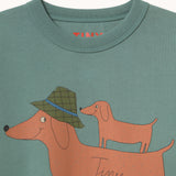 Two Dogs Graphic Sweatshirt