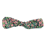 Piupiuchick | Headband w/ bow | green w/ multicolor flowers