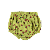 Piupiuchick | baby shorties | pistachio green w/ little flowers