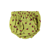 Piupiuchick | baby shorties | pistachio green w/ little flowers
