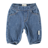 Piupiuchick | baby trousers,  washed navy denim