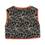 Piupiuchick | waistcoat, grey animal print