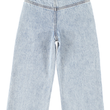 Piupiuchick | flare trousers,  fadded light blue denim